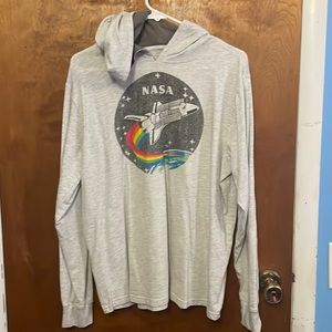 NASA long sleeve shirt hoodie